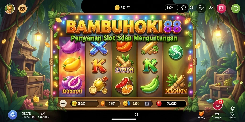 Tampilan gameplay Slot yang menarik dari BAMBUHOKI88.