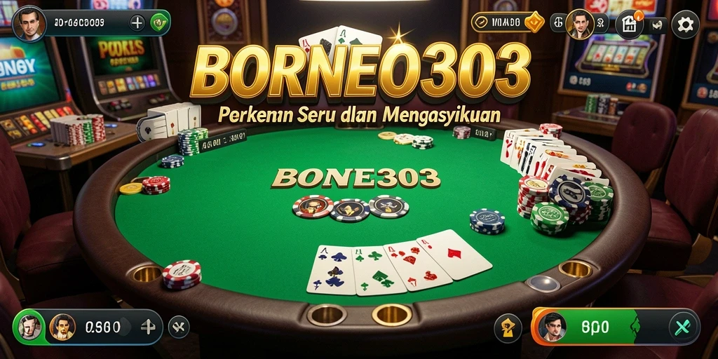 Gameplay menarik dengan pemain poker di BORNEO303.