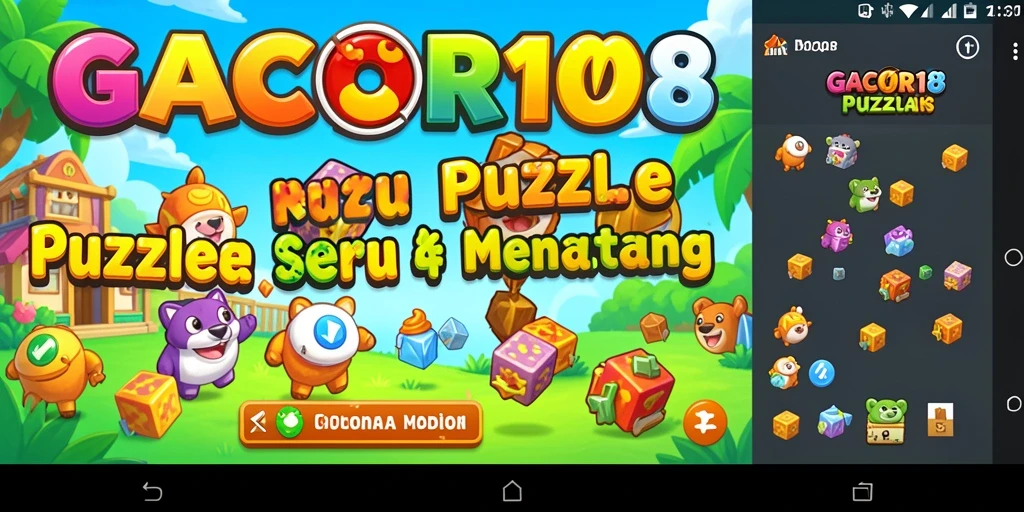Tampilan gameplay menarik dari GACOR108 yang penuh warna.