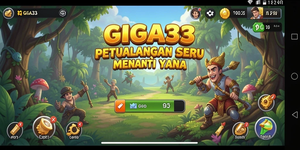 Screenshot gameplay GIGA33 yang memukau saat menjelajahi dunia petualangan.