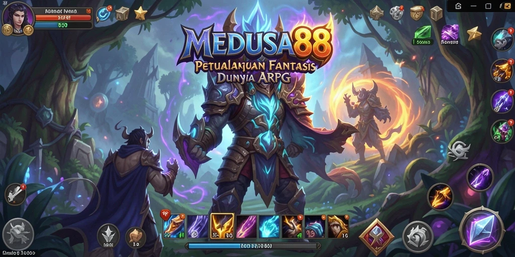 Tampilan aksi gameplay seru di MEDUSA88 yang penuh tantangan.