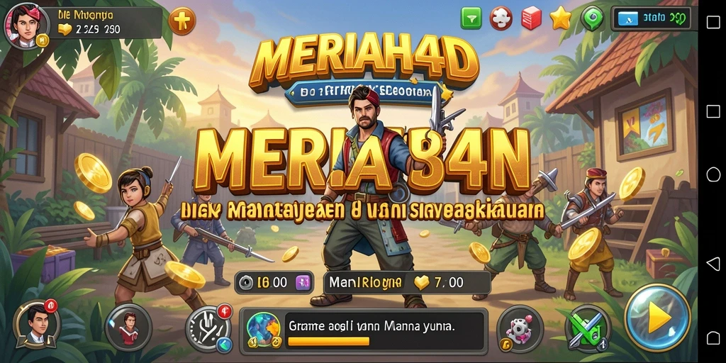Tampilan gameplay MERIAH4D yang mendebarkan dengan aksi strategi seru.